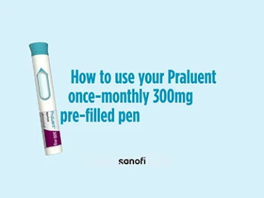 How to Inject Praluent Once-Monthly 300 mg Pen?