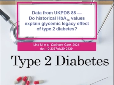 Do historical HbA1c values explain glycemic legacy effect of type 2 diabetes?