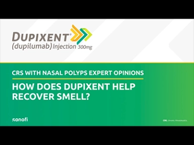 How does Dupixent help recover smell?