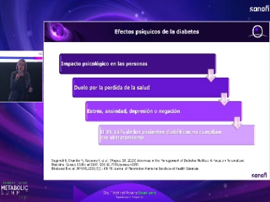 Enfoques integrales para mejorar la aceptación de la insulina y promover el cambio conductual en pacientes con diabetes Dra. Tizbé Sauer, Dra. Florencia Aranguren