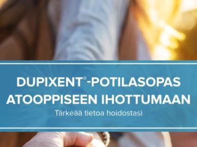 Dupixent-potilasopas atooppista ihottumaa sairastavalle potilaalle