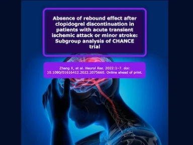 No Rebound Effect Post Clopidogrel Withdrawal