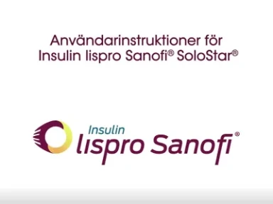 Användarinstruktioner för Insulin lispro (film)