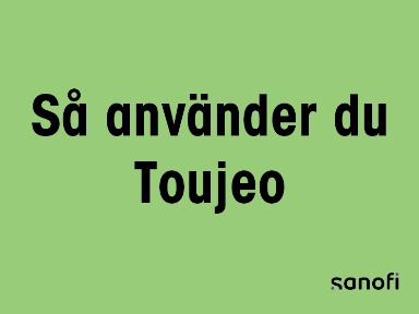 Film Toujeo DoubleStar användarinstruktioner