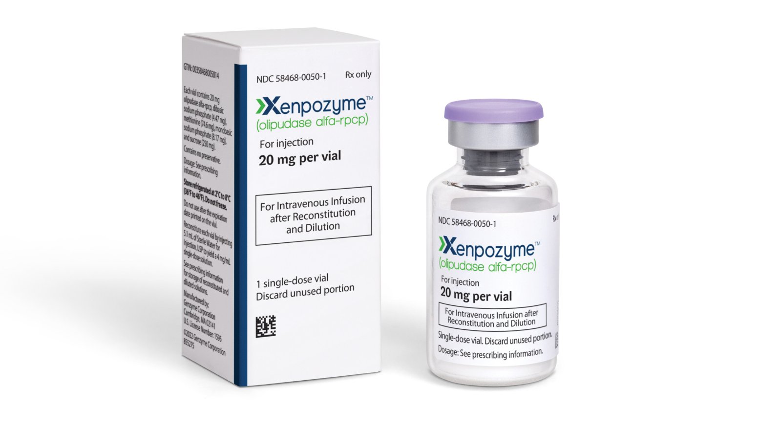 Empaque de Xenpozyme