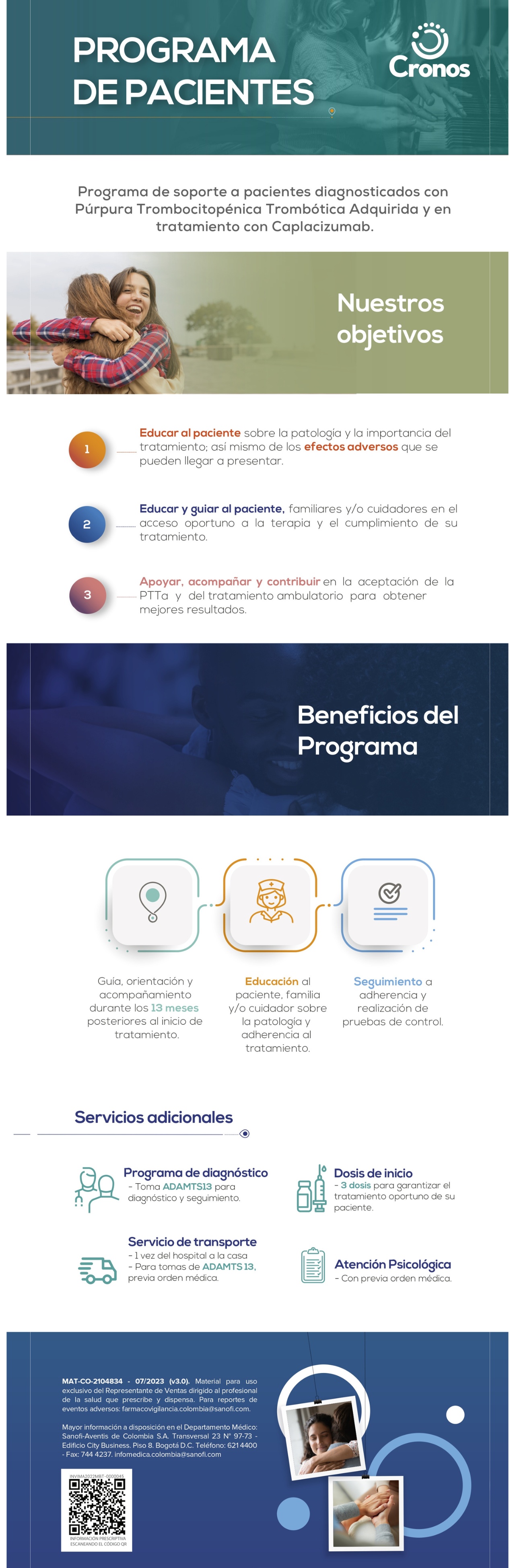 Programa de pacientes diagnosticados con PTTa en su tratamiento con Caplacizumab