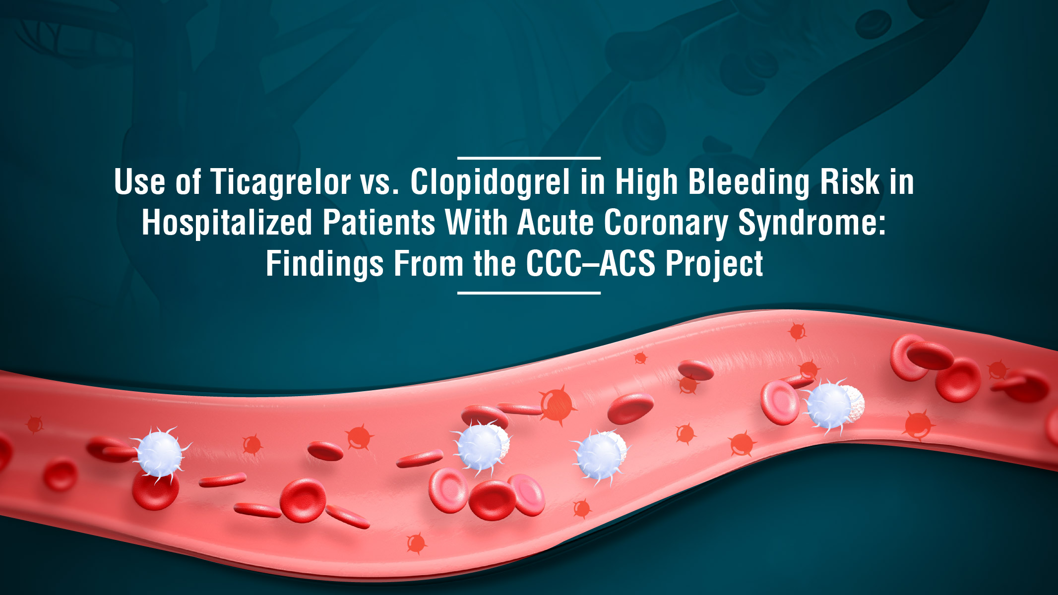 Ticagrelor vs clopidogrel use in high bleeding risk in hospitalized ...